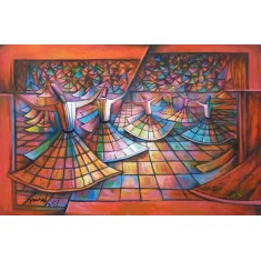 Muhammad Yousuf, 24 x 36 Inch, Acrylic on Canvas, Figurative Painting, AC-MYSF-040